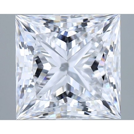 Diament laboratoryjny bezbarwny szlif princess, 2.52ct, VVS2, D, IGI LG707513373