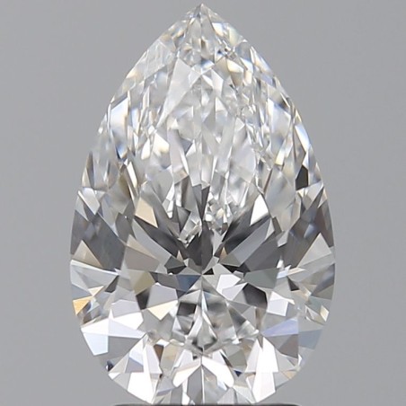 Diament laboratoryjny bezbarwny szlif gruszkowy, 2.53ct, VVS1, D, IGI LG678533770