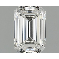 Diament laboratoryjny bezbarwny szlif szmaragdowy, 1.07ct, VVS1, E, IGI LG737594432