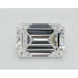 Diament laboratoryjny bezbarwny szlif szmaragdowy, 1.02ct, VVS2, D, IGI LG641472895