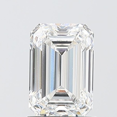 Diament laboratoryjny bezbarwny szlif szmaragdowy, 1.51ct, VVS2, E, IGI LG741584466