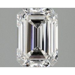Diament laboratoryjny bezbarwny szlif szmaragdowy, 2.04ct, VVS2, F, IGI LG737524233
