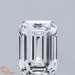 Diament laboratoryjny bezbarwny szlif szmaragdowy, 2.11ct, VVS2, D, IGI LG713595075