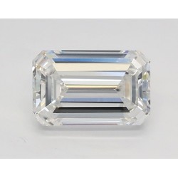 Diament laboratoryjny bezbarwny szlif szmaragdowy, 1.01ct, VVS2, D, IGI LG641472874