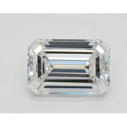 Diament laboratoryjny bezbarwny szlif szmaragdowy, 1.02ct, VVS2, D, IGI LG641486305
