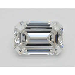 Diament laboratoryjny bezbarwny szlif szmaragdowy, 1.08ct, VVS2, E, IGI LG641472909