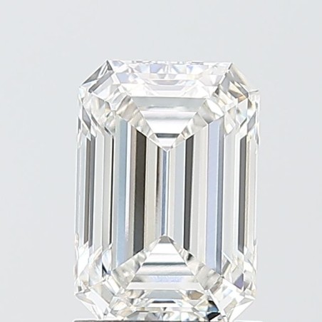 Diament laboratoryjny bezbarwny szlif szmaragdowy, 1.58ct, VVS2, F, IGI LG742530824