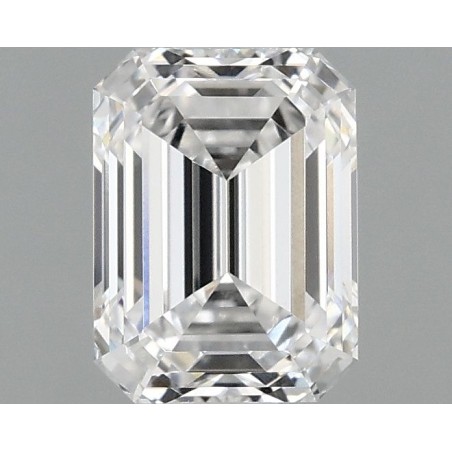 Diament laboratoryjny bezbarwny szlif szmaragdowy, 0.97ct, VVS1, D, IGI LG710562819