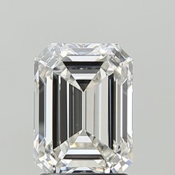 Diament laboratoryjny bezbarwny szlif szmaragdowy, 2.02ct, VVS2, F, IGI LG742535739