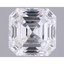 Diament laboratoryjny bezbarwny szlif szmaragdowy kwadratowy, 2.08ct, VVS1, D, IGI LG627442302