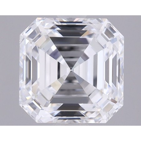 Diament laboratoryjny bezbarwny szlif szmaragdowy kwadratowy, 2.08ct, VVS1, D, IGI LG627442302