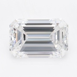 Diament laboratoryjny bezbarwny szlif szmaragdowy, 2.01ct, VVS2, D, IGI LG719536752