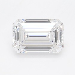 Diament laboratoryjny bezbarwny szlif szmaragdowy, 1.1ct, VVS1, D, IGI LG719536644