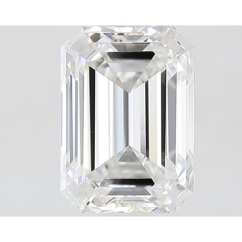 Diament laboratoryjny bezbarwny szlif szmaragdowy, 1.6ct, VVS2, E, IGI LG648427587