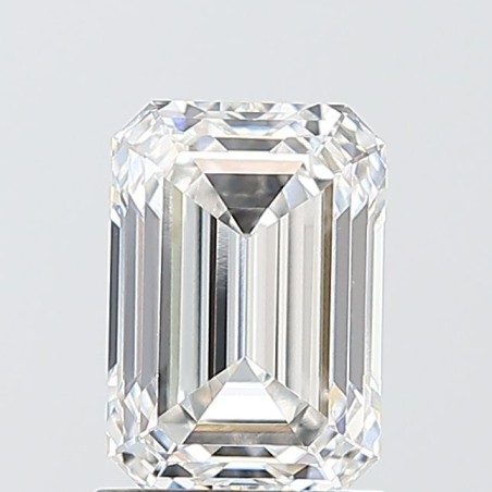 Diament laboratoryjny bezbarwny szlif szmaragdowy, 1.59ct, VVS2, F, IGI LG742550238