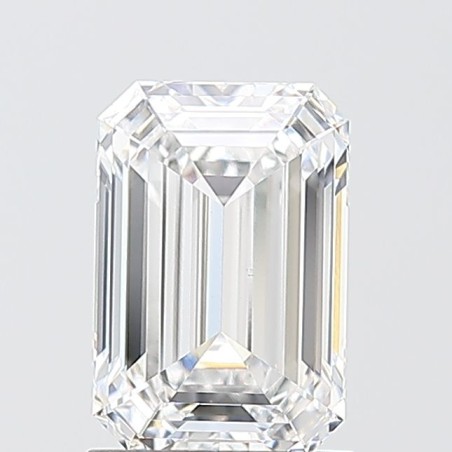 Diament laboratoryjny bezbarwny szlif szmaragdowy, 1.59ct, VVS2, D, IGI LG739533927