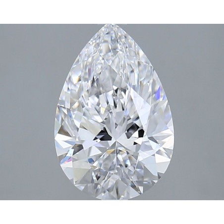 Diament laboratoryjny bezbarwny szlif gruszkowy, 3.0ct, VVS1, E, IGI LG681552211