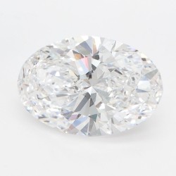 Diament laboratoryjny bezbarwny szlif owalny, 2.4ct, VVS1, D, IGI LG739598561