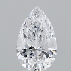 Diament laboratoryjny bezbarwny szlif gruszkowy, 2.09ct, VVS2, D, IGI LG689573312