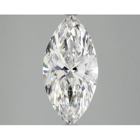 Diament laboratoryjny bezbarwny markiza, 2.97ct, VVS2, F, IGI LG737575473