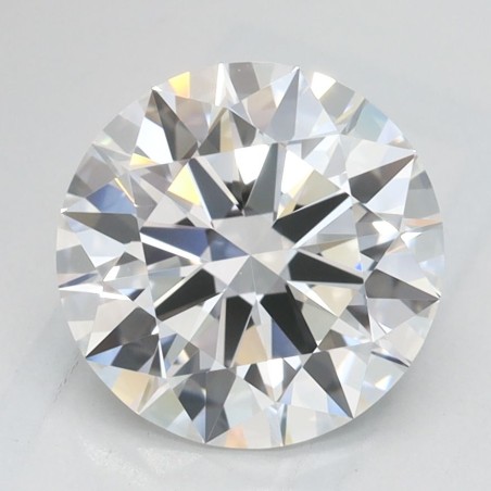 Diament laboratoryjny bezbarwny szlif okrągły, 2.01ct, IF, D, IGI LG739554175