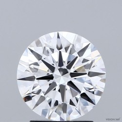 Diament laboratoryjny bezbarwny szlif okrągły, 2.1ct, VVS2, E, GIA 6531286107