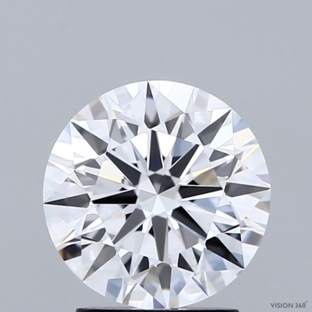 Diament laboratoryjny bezbarwny szlif okrągły, 2.1ct, VVS2, E, GIA 6531286107