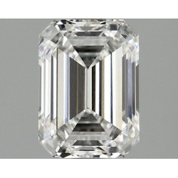 Diament laboratoryjny bezbarwny szlif szmaragdowy, 2.02ct, VVS2, E, IGI LG737593537