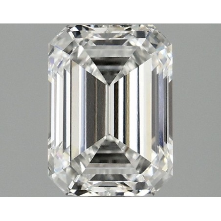 Diament laboratoryjny bezbarwny szlif szmaragdowy, 2.02ct, VVS2, E, IGI LG737593537