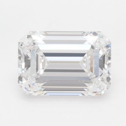 Diament laboratoryjny bezbarwny szlif szmaragdowy, 2.02ct, IF, D, IGI LG739586731