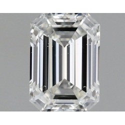 Diament szlif szmaragdowy, 0.4ct, SI1, H, GIA 6531396289