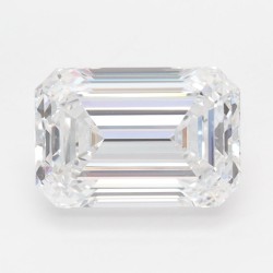 Diament laboratoryjny bezbarwny szlif szmaragdowy, 2.04ct, IF, D, IGI LG739586927