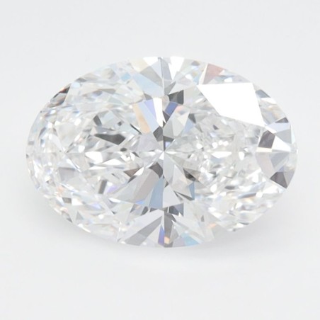 Diament laboratoryjny bezbarwny szlif owalny, 1.54ct, VVS2, D, IGI LG655445571