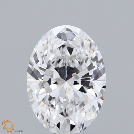 Diament laboratoryjny bezbarwny szlif owalny, 2.1ct, VVS1, D, GIA 6501737349