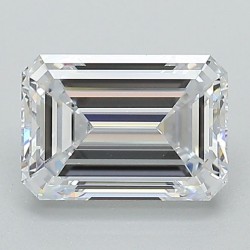 Diament laboratoryjny bezbarwny szlif szmaragdowy, 1.53ct, VVS2, E, IGI LG620459471