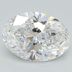 Diament laboratoryjny bezbarwny szlif owalny, 1.39ct, VVS2, D, IGI LG620429230