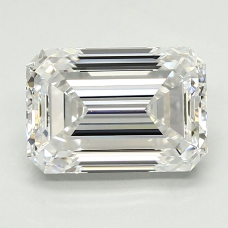 Diament laboratoryjny bezbarwny szlif szmaragdowy, 2.18ct, VVS2, E, IGI LG631407557