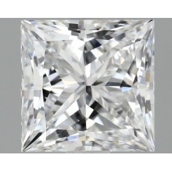 Diament laboratoryjny bezbarwny szlif princess, 1.53ct, VVS2, D, IGI LG696540917