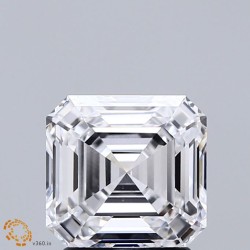 Diament laboratoryjny bezbarwny Asscher, 2.02ct, VVS2, D, IGI LG712552461
