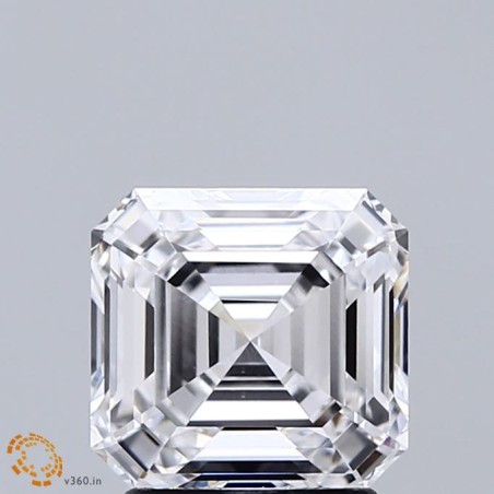 Diament laboratoryjny bezbarwny Asscher, 2.02ct, VVS2, D, IGI LG712552461