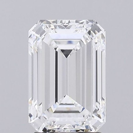 Diament laboratoryjny bezbarwny szlif szmaragdowy, 2.53ct, VVS2, E, GIA 1232434940