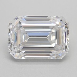 Diament laboratoryjny bezbarwny szlif szmaragdowy, 1.09ct, VVS2, D, IGI LG618401994
