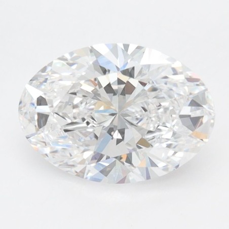 Diament laboratoryjny bezbarwny szlif owalny, 1.51ct, VVS1, D, IGI LG739586873