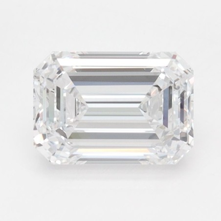 Diament laboratoryjny bezbarwny szlif szmaragdowy, 1.53ct, VVS1, D, IGI LG739598591