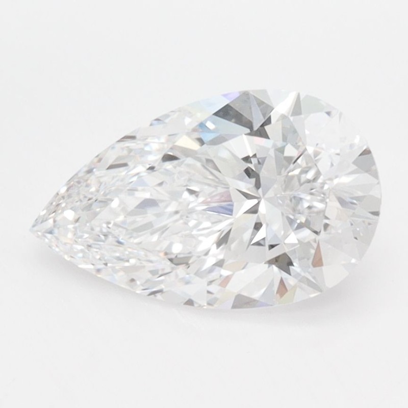Diament laboratoryjny bezbarwny szlif gruszkowy, 1.59ct, VVS1, D, IGI LG739598546