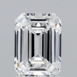 Diament laboratoryjny bezbarwny szlif szmaragdowy, 2.08ct, VVS2, D, IGI LG687526931