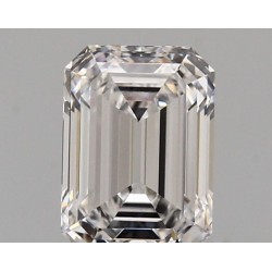 Diament laboratoryjny bezbarwny szlif szmaragdowy, 1.18ct, VVS2, D, IGI LG741561496