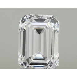 Diament laboratoryjny bezbarwny szlif szmaragdowy, 1.18ct, VVS2, D, IGI LG732553296
