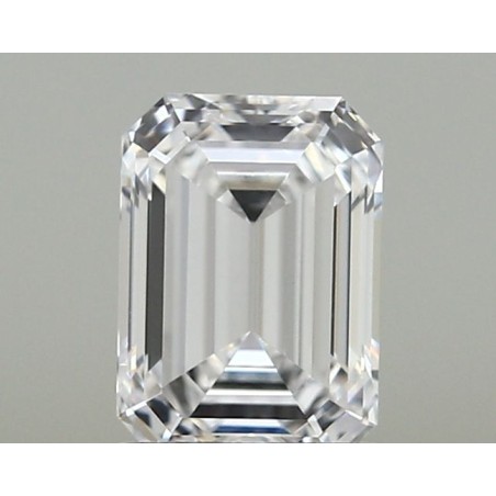 Diament laboratoryjny bezbarwny szlif szmaragdowy, 1.18ct, VVS2, D, IGI LG732553296