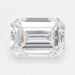 Diament laboratoryjny bezbarwny szlif szmaragdowy, 2.02ct, IF, D, IGI LG741524354